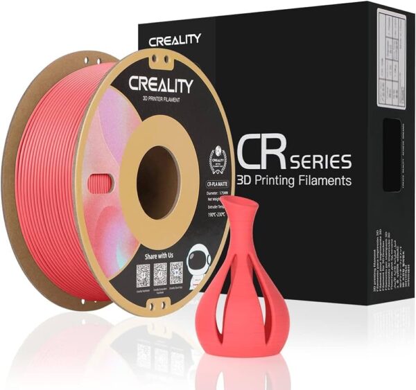 Creality CR-PLA Matte Filament, Strawberry Red 1Kg